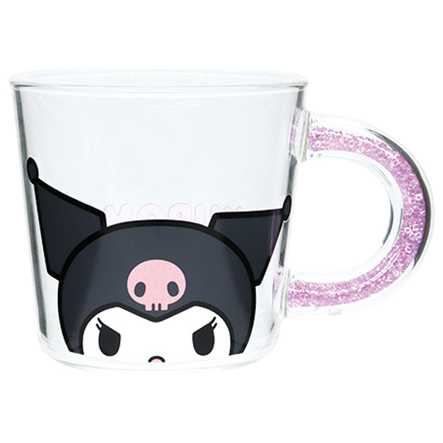 sanrio（サンリオ） マグカップ コップ 耐熱ガラス ビーズ持ち手