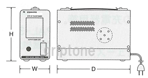 スワロー電機 変圧器 海外旅行 510W アップトランス PAL-500UK 保証付