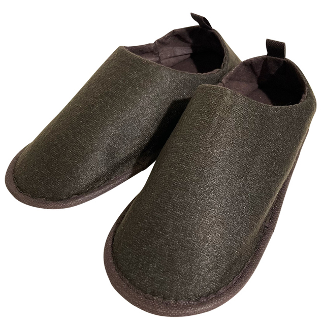 使い捨てスリッパ 200足 1セット ルームシューズ 三和 200個単位 踵付き 衛生 レジャー ホテルアメニティ 来客用 業務用 ブラック 防災用品 RS-VBR(sa7a065) | ブランド登録なし | 01