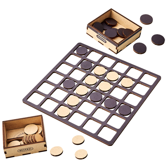 リバーシ ボードゲーム 組立 木製 アナログゲーム ウッドパズルゲームズ おもちゃ 子ども 大人 プレゼント Build&Play W24-0053 1点迄メール便OK(se4a010) |  | 01