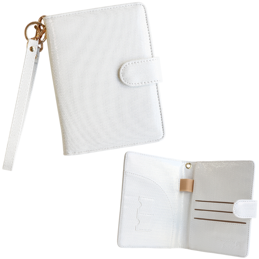 パスポートケース スキミング防止 ストラップ付 セキュリティポーチ