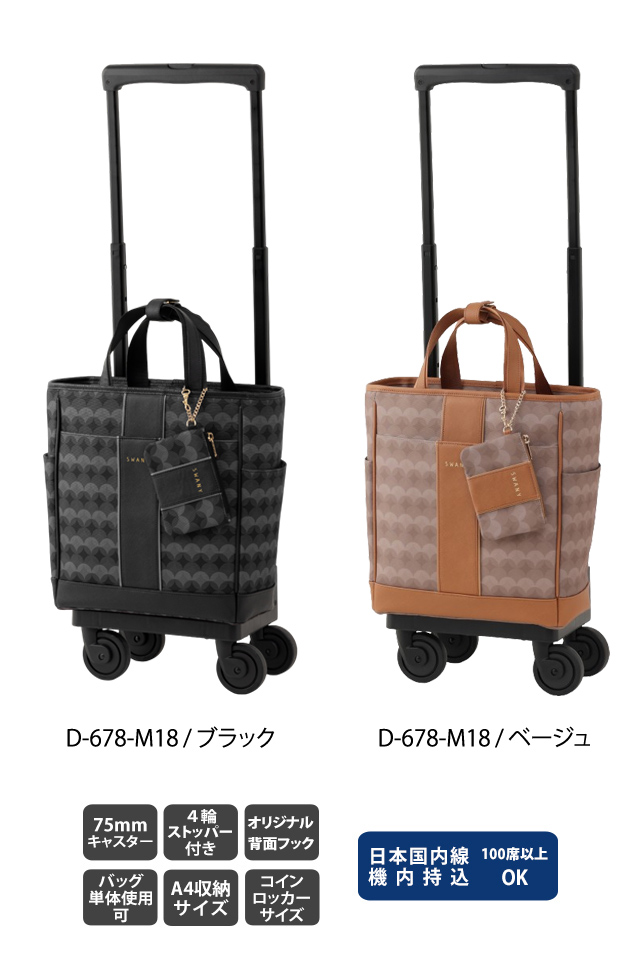 SWANY（スワニー） キャリーバッグ ショッピングカート 横押しカート