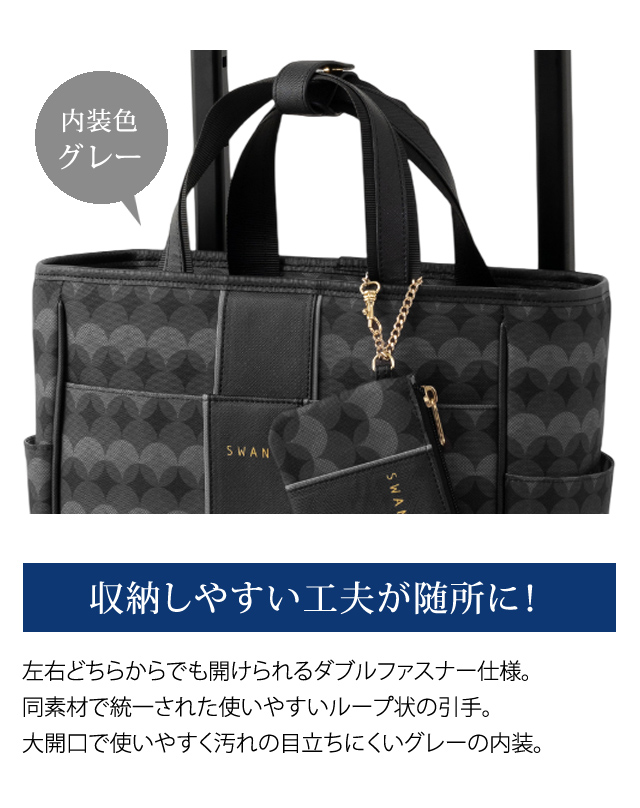 SWANY（スワニー） キャリーバッグ ショッピングカート 横押しカート