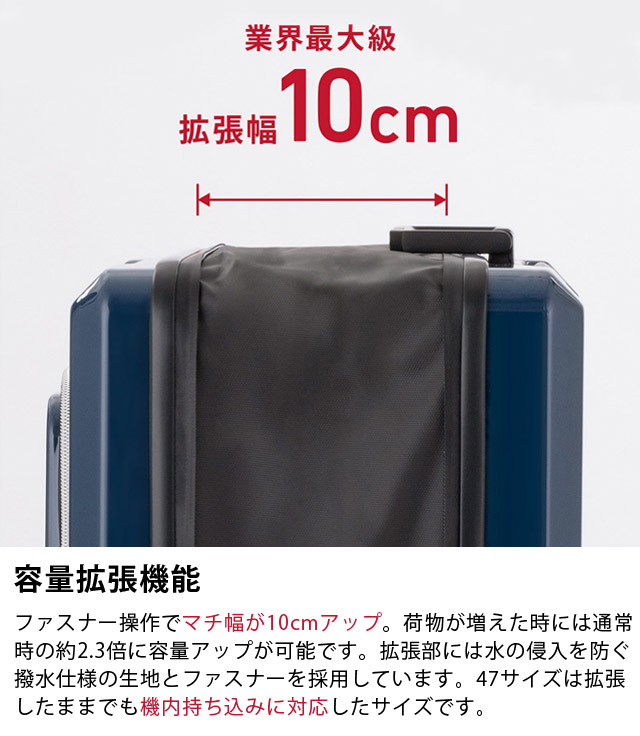 潤一様用　ANA限定品　T&S キャリーケース A6203ネイビー 国内機内持込 楽天市場】【レビューで日傘を】スーツケース 機内持ち込み 拡張