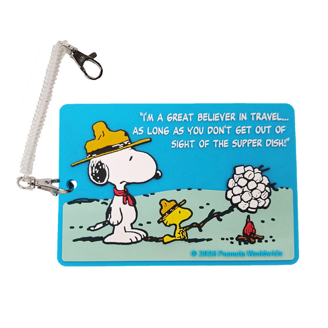 SNOOPY（スヌーピー） PVC ラゲッジタグ ネームタグ パスケース IC