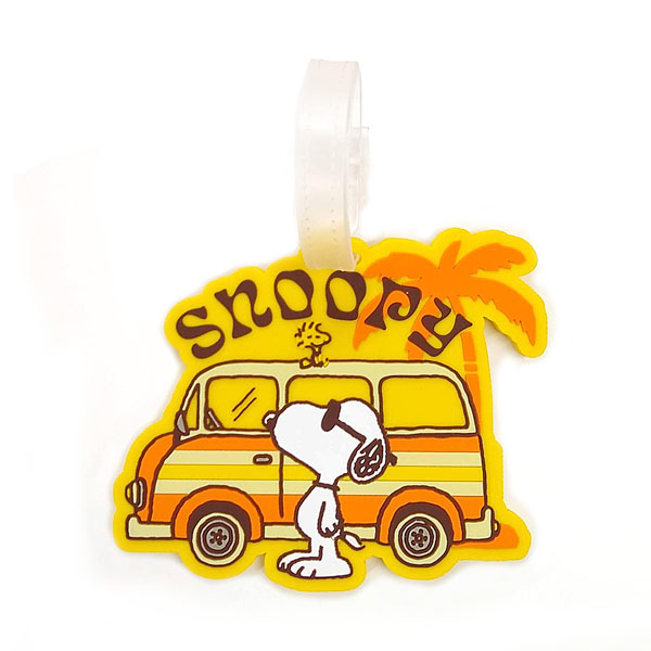 スヌーピー ネームタグ 名札 目印 ロードトリップ 旅行 トラベル スーツケース バッグ リュック 子供 キャラクター SNOOPY PEANUTS 5点迄メール便OK(va1a379)｜griptone｜03