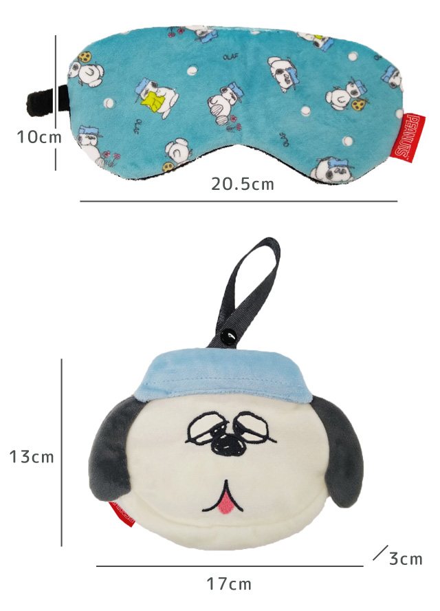 オラフ つれてって！ アイマスク かわいい ケース付き キャラクター