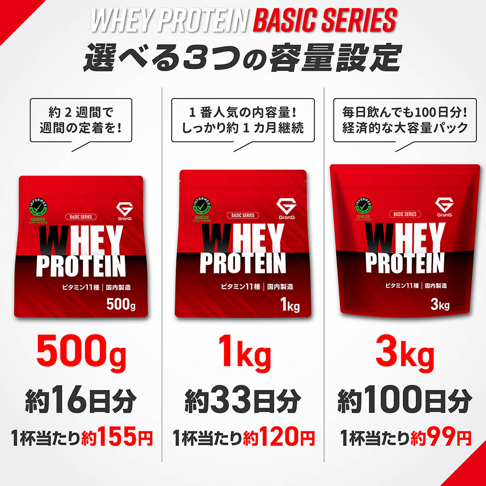 GronG（グロング） 【1日は最大600円OFFクーポン配布】グロング ホエイ