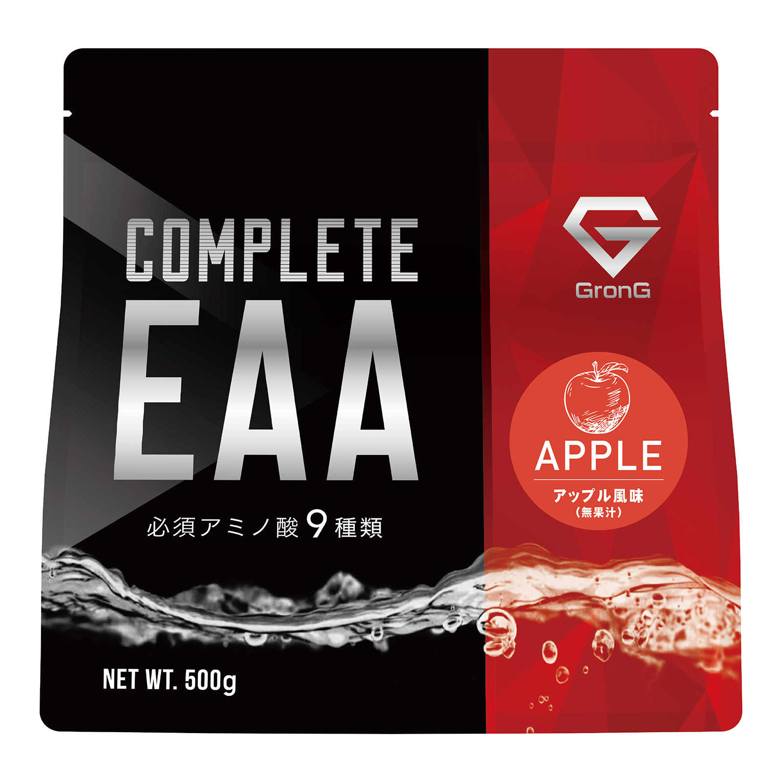 【15％OFFクーポン配布】グロング GronG COMPLETE EAA 必須アミノ酸 500g 風味付き｜grong｜02