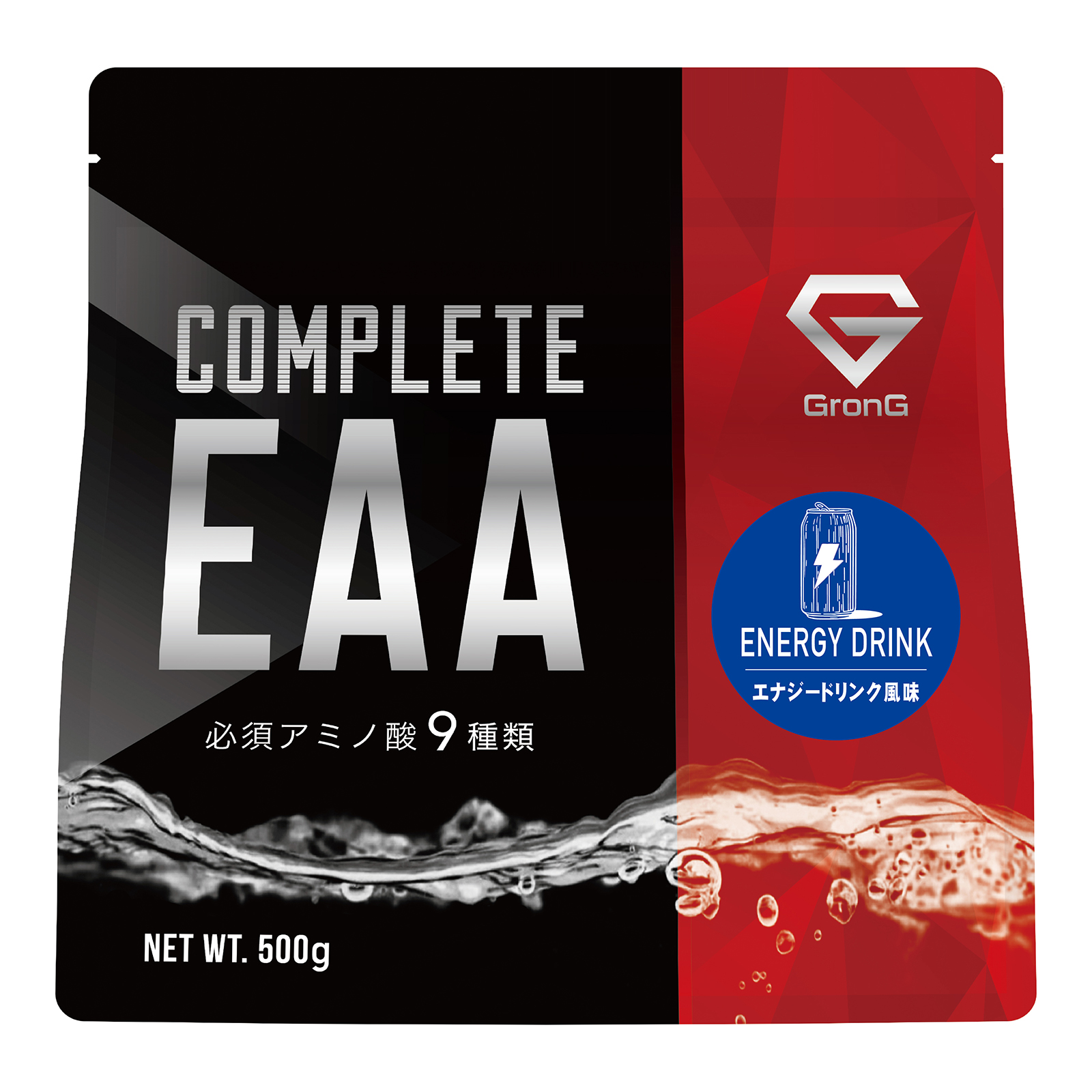 【15％OFFクーポン配布】グロング GronG COMPLETE EAA 必須アミノ酸 500g 風味付き｜grong｜03