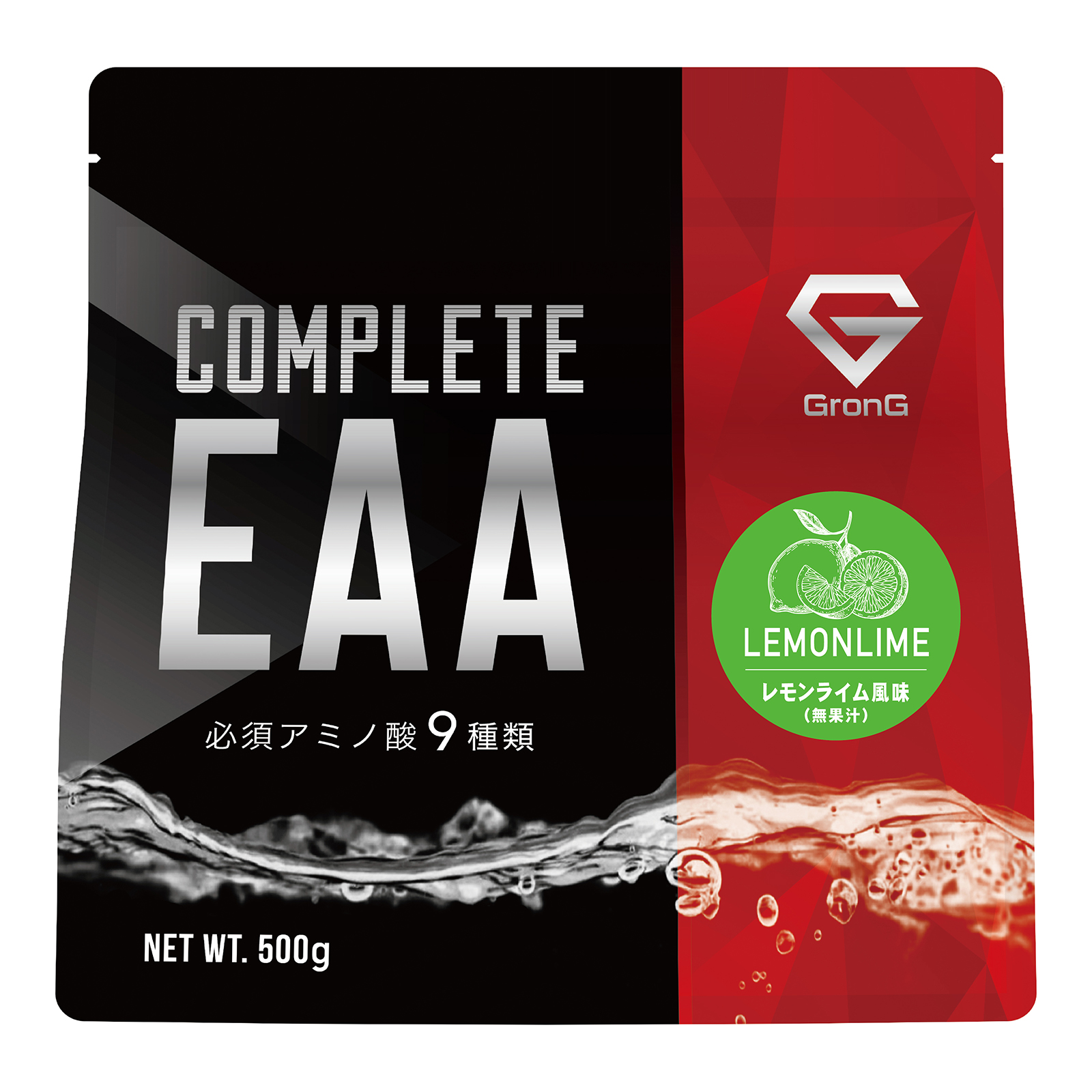 【15％OFFクーポン配布】グロング GronG COMPLETE EAA 必須アミノ酸 500g 風味付き｜grong｜07