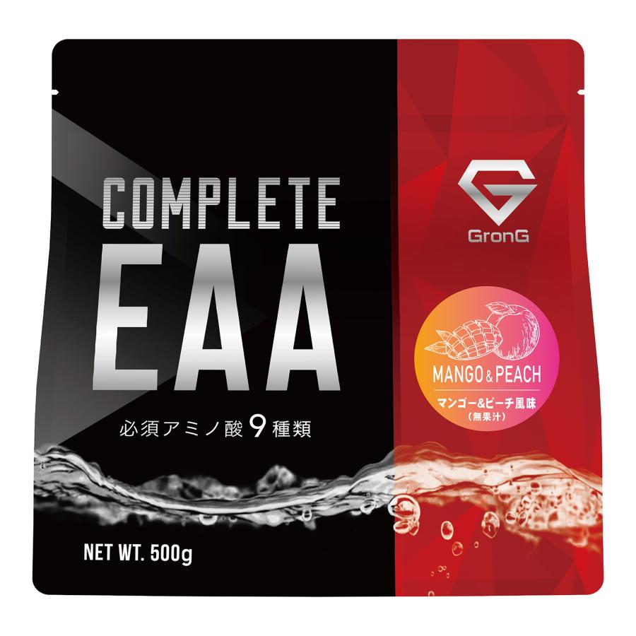 【15％OFFクーポン配布中】グロング GronG COMPLETE EAA 必須アミノ酸 500g 風味付き｜grong｜06