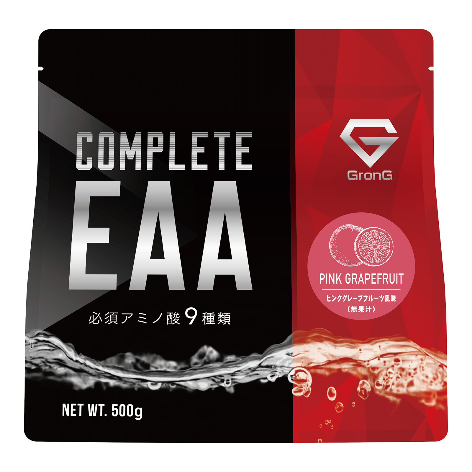 【15％OFFクーポン配布】グロング GronG COMPLETE EAA 必須アミノ酸 500g 風味付き｜grong｜05
