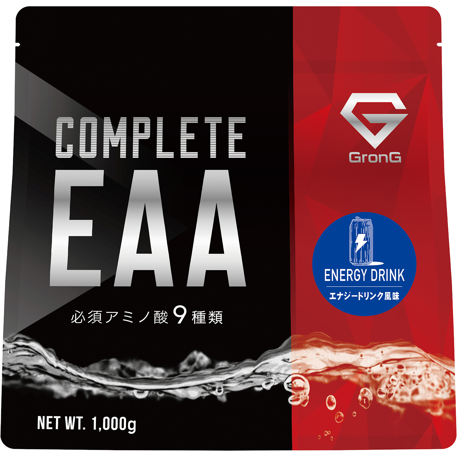 【10％OFFクーポン配布中】グロング GronG COMPLETE EAA 必須アミノ酸 1kg 風味付き｜grong｜03