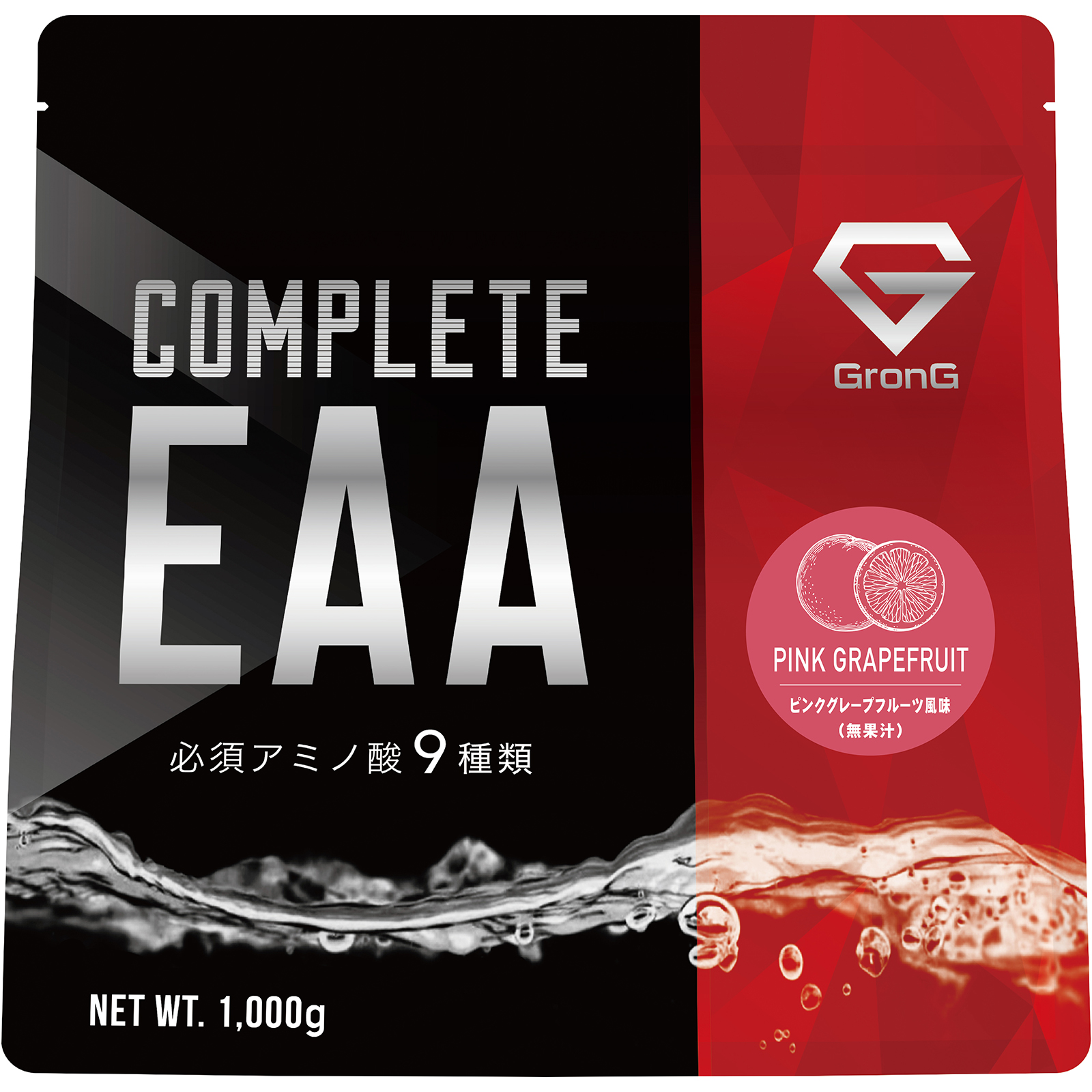 【10％OFFクーポン配布中】グロング GronG COMPLETE EAA 必須アミノ酸 1kg 風味付き｜grong｜05