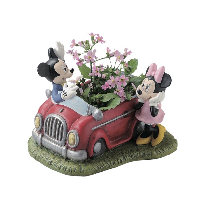 プランター Car Mmamp Min ディズニー 植木鉢 ミニー ポット 車 レジン 新品未使用正規品 ミッキー