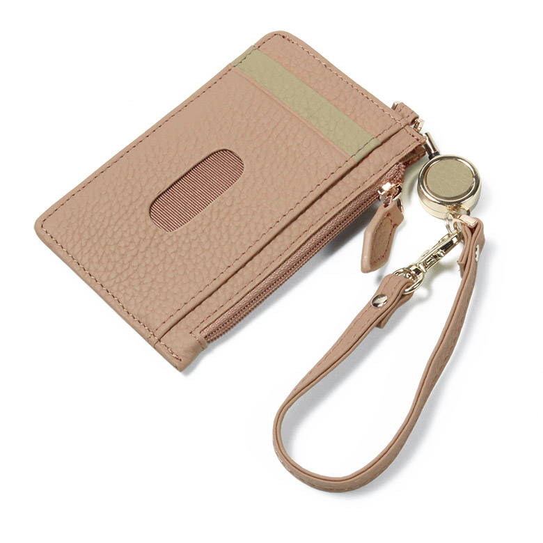 パスケース フラグメントケース リール付 リール icカード レディース