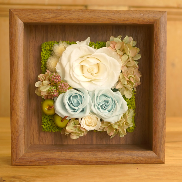 プリザーブドフラワー 花 電報 結婚式 おしゃれ 定年 退職祝い 還暦祝い 誕生日プレゼント 女性 母 結婚祝い 新築祝い 卒業祝い ギフト バラ ブリザードフラワー | GROUND | 04