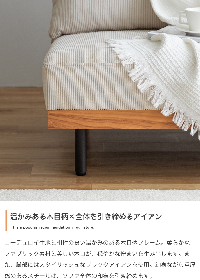 ソファベッド 2人掛け 1人掛け ローソファーにも リクライニング 三人