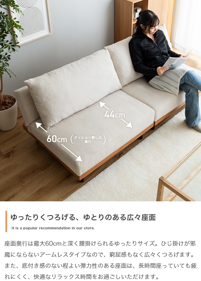 ソファベッド 2人掛け 1人掛け ローソファーにも リクライニング 三人