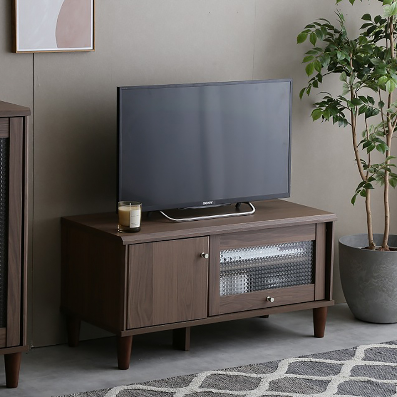 テレビ台 テレビボード ローボード ガラス扉 ロータイプテレビ台 北欧