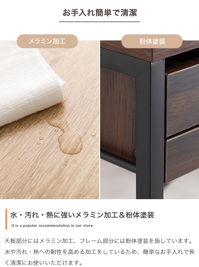 ごみ箱上ラック 1台単品 CAN2 幅60cm キッチンカウンター  レンジラック レンジ台 レンジ台 キッチン収納 引出し 北欧 ナチュラル モダンの画像