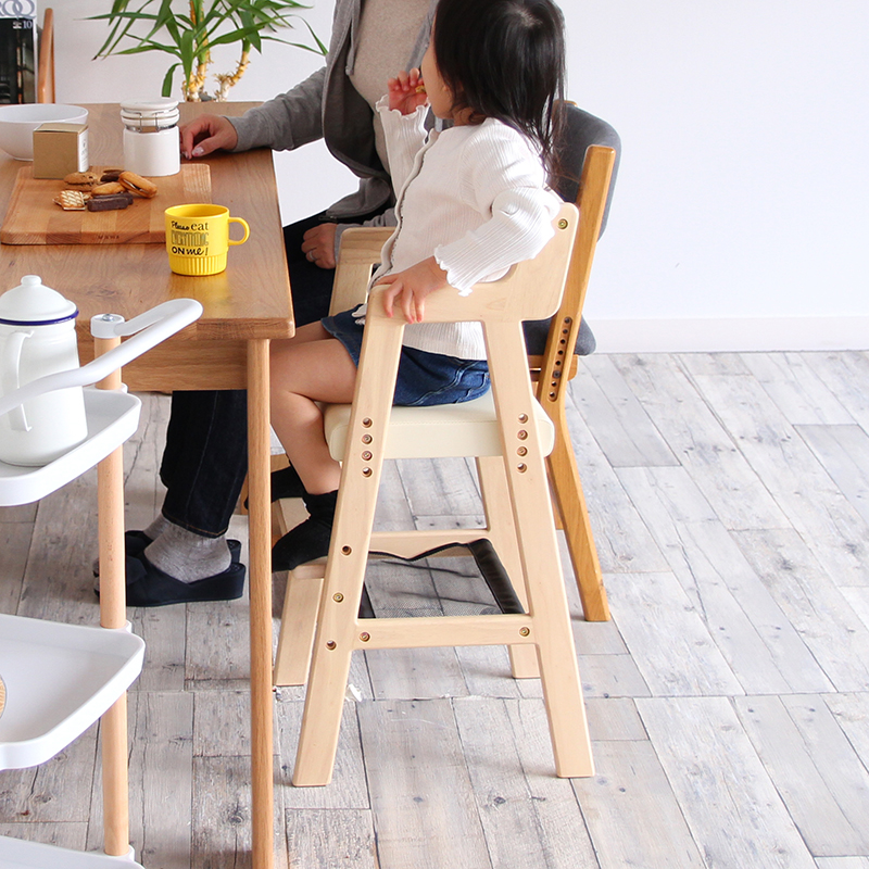 キッズチェア 子ども用 ハイチェア 2台セット ライトブルー色 /全5色 