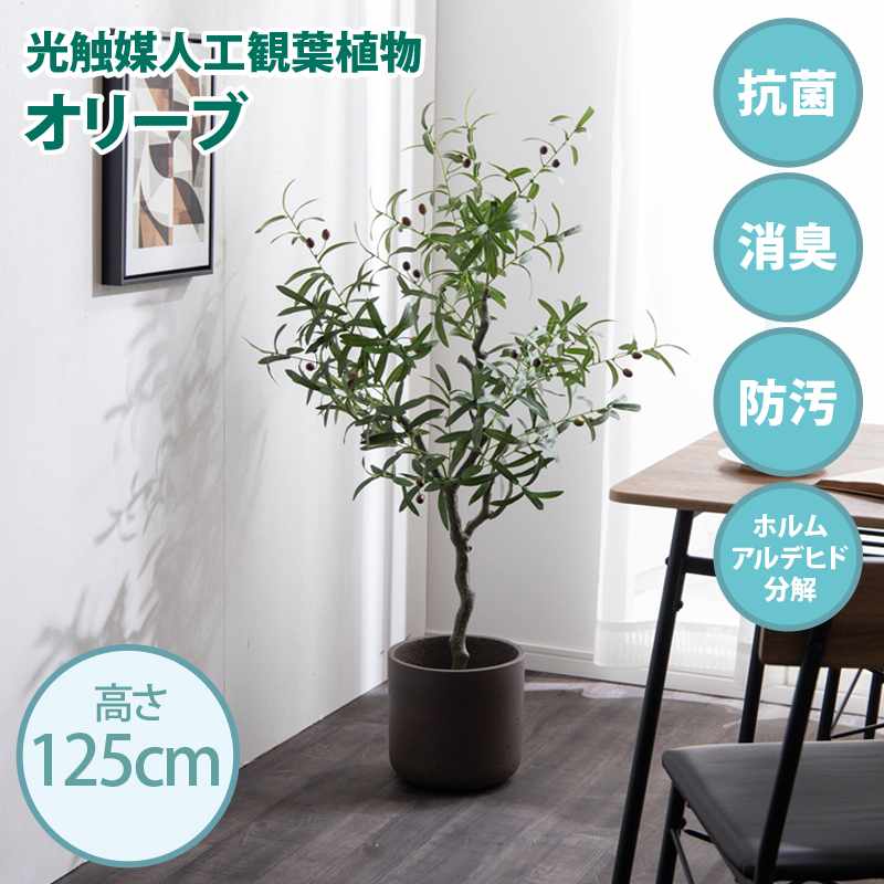 光触媒人工観葉植物 fake green オリーブ (約)幅60cm×奥行60cm×高さ 光触媒人工観葉植物 fake green オリーブ (約)幅60cm×奥行60cm×高さ