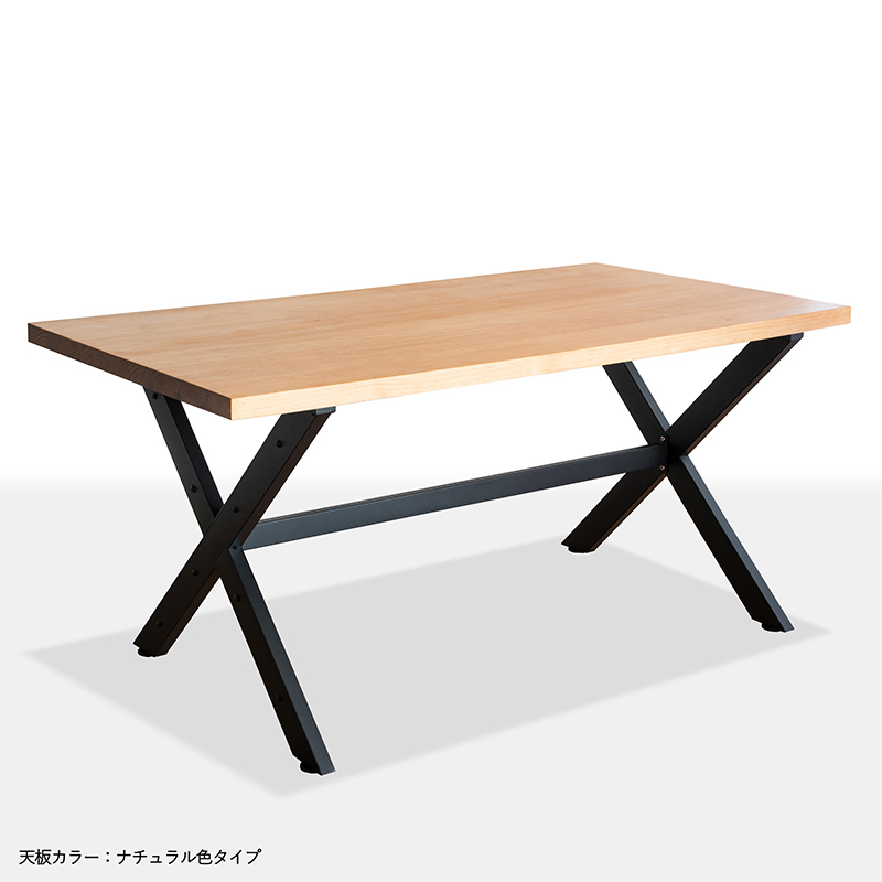 ダイニングテーブル INSTAR 2台セット ブラウン・ナチュラル・ダークブラウン 全3色 150×80cm 天然木 無垢材 カフェ 飲食店 でも