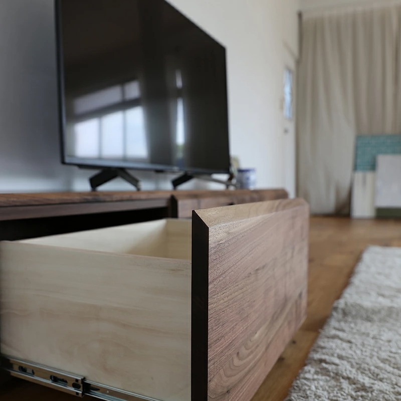テレビ台 180cm テレビボード ブラウン ウォールナットオーク 無垢材