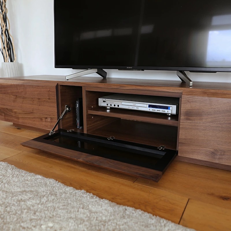 テレビ台 180cm テレビボード ブラウン ウォールナットオーク 無垢材