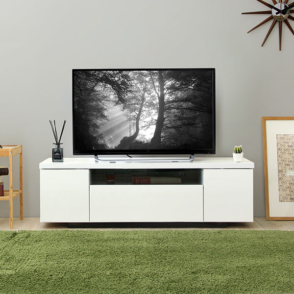 シンプルで美しいスタイリッシュなテレビ台（テレビボード） 木製 幅