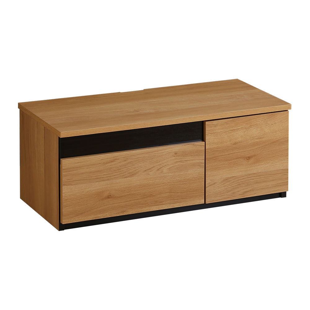 日本製 テレビ台 テレビボード 90cm幅 木目柄 ナチュラル 全4色 完成品