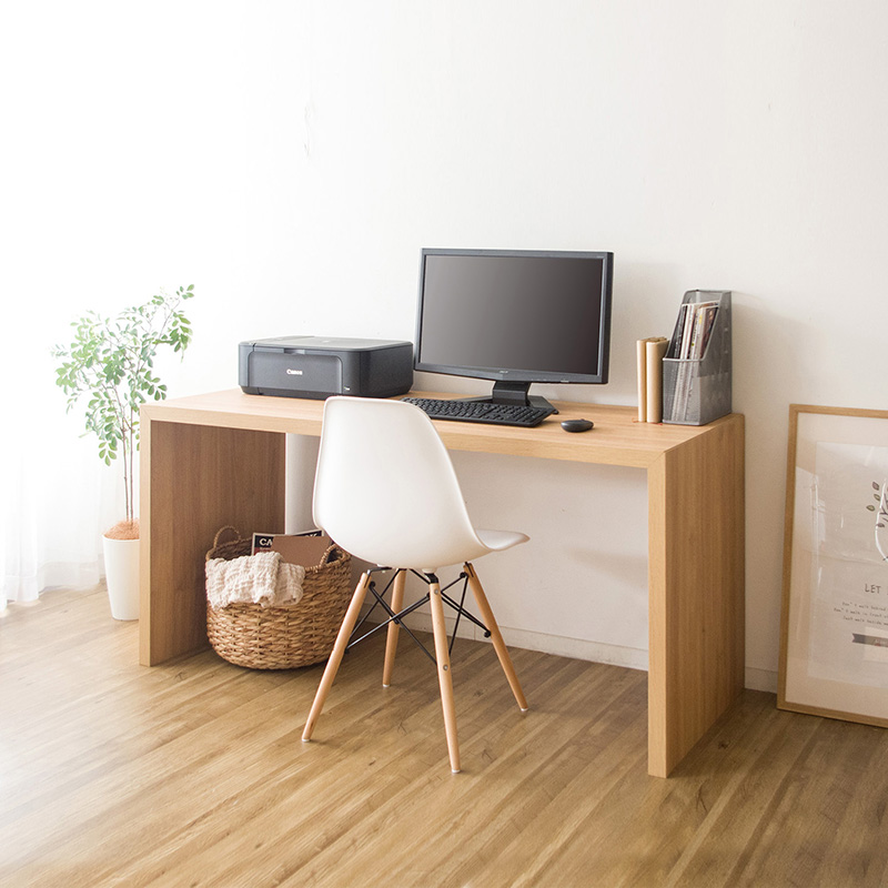 デスク 1台単品 ホワイト色 全3色 幅150×奥行60×高さ72cm メラミン樹脂