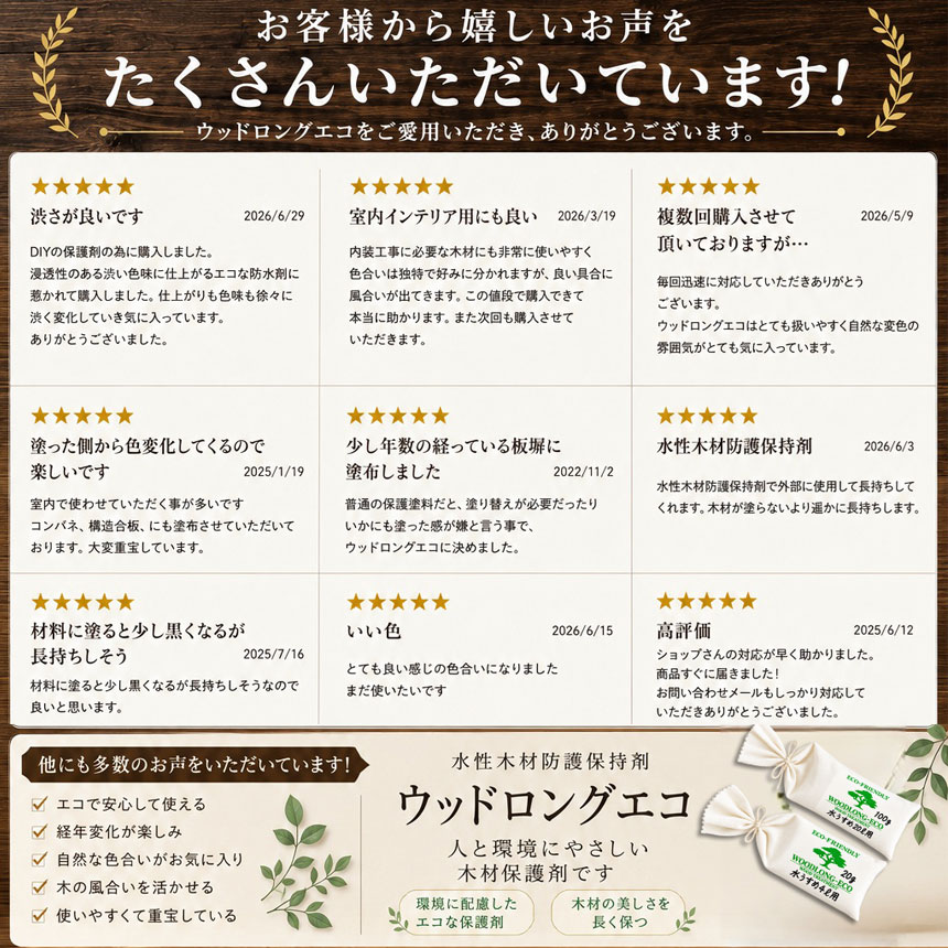 ウッドロングエコ 100g [水20リッター用...の詳細画像5