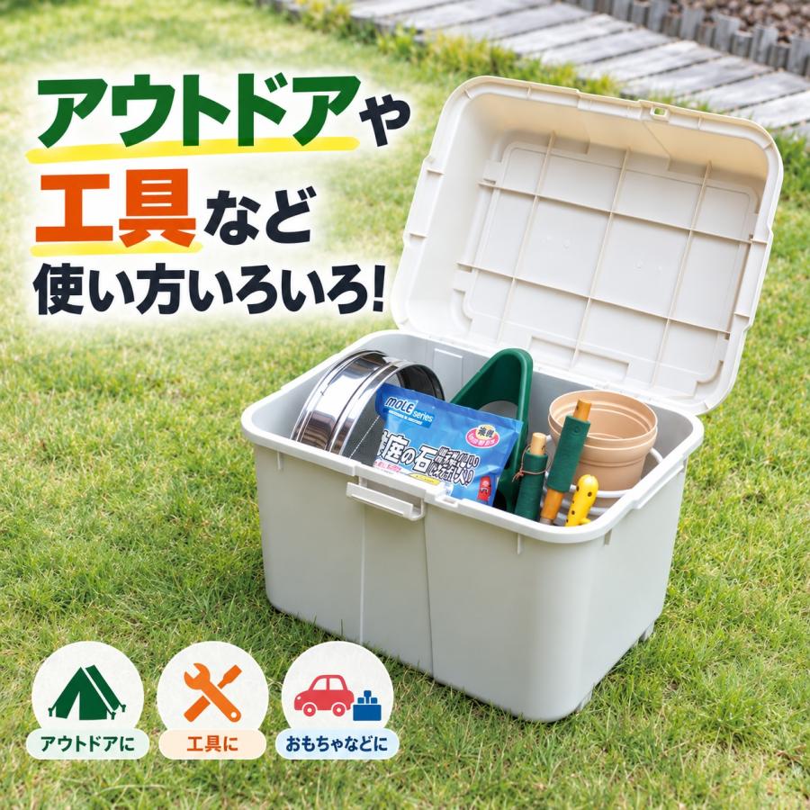 グリーンパル（GREEN PAL） 収納ボックス 70L 屋外 フタ付き 灯油