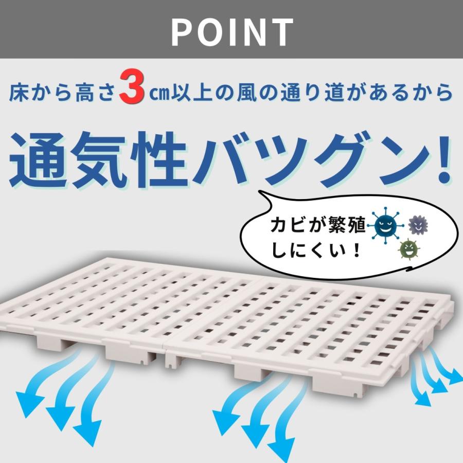 グリーンパル（GREEN PAL） すのこベッド プラスチック製 パレット