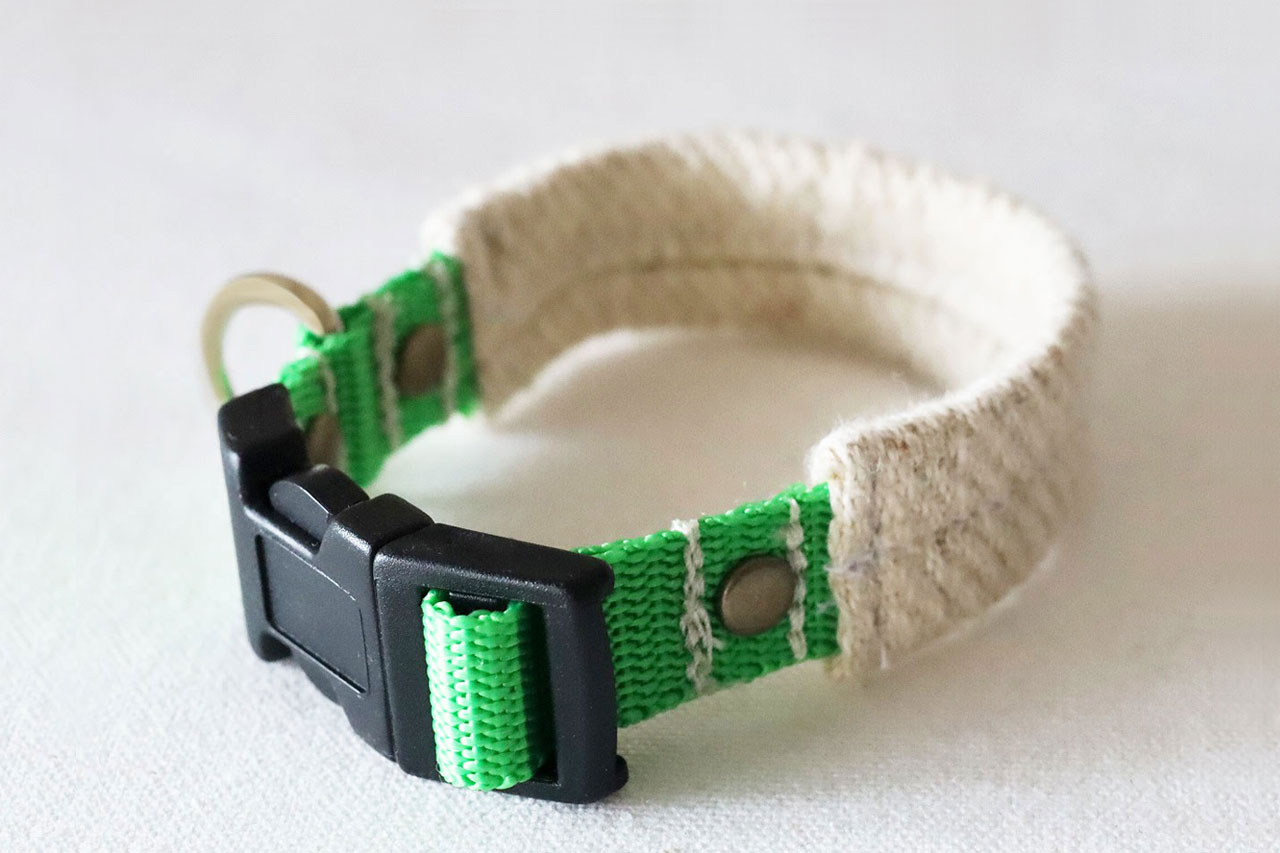 犬 首輪 / ドッグカラー｜Hemp Cotton ROLL Collar for Dog