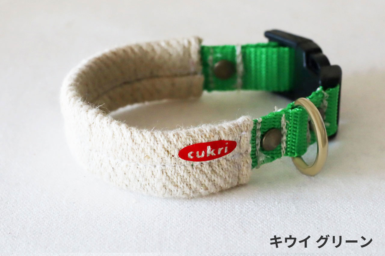  ドック・カラー 首輪 純正 80232461027 犬 首輪 / ドッグカラー｜Hemp Cotton ROLL Collar for Dog