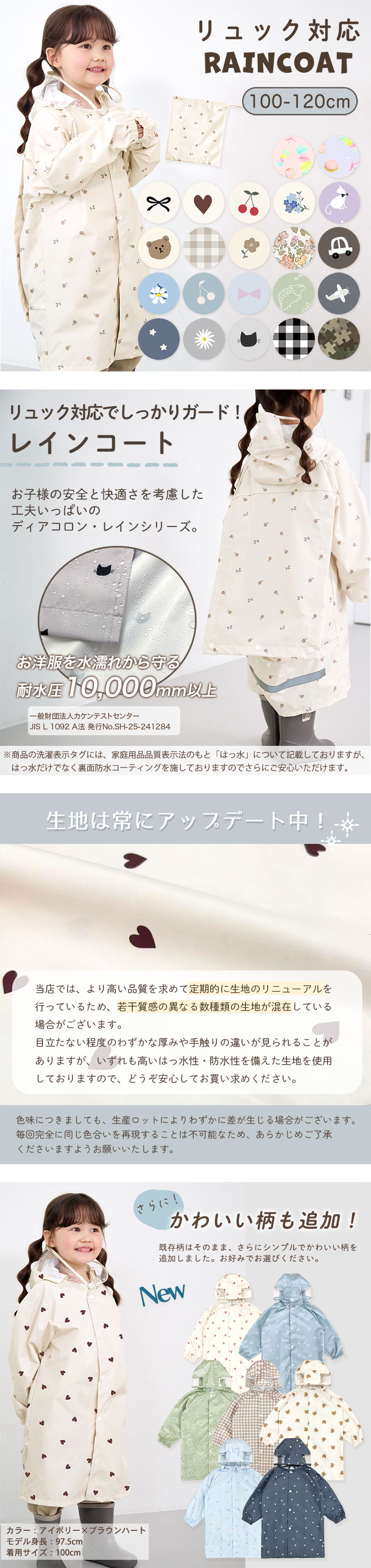 レインコート レインウェア キッズ
