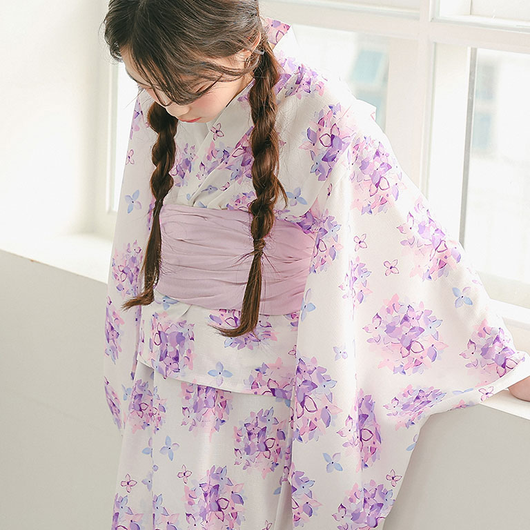 浴衣 子供 セパレート 女の子 3点セット 2way 古典 帯 セット