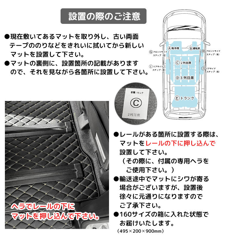 セレナ e-POWER フロアマット フルセット マット 防水 自動車マット 車