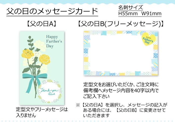 父の日メッセージカード