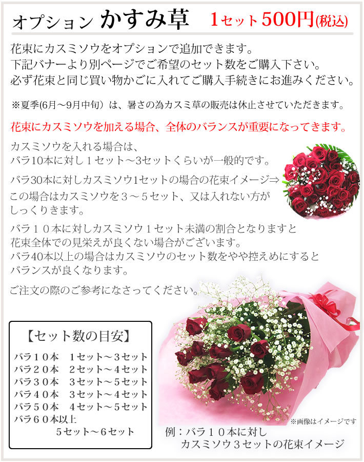 オプションかすみ草