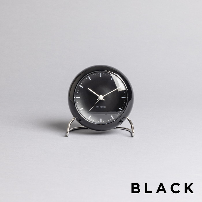 並行輸入品 ARNE JACOBSEN TABLE CLOCK CITY HALL アルネ ヤコブセン テーブル クロック シティホール 置き時計 時計 ブランド 目覚まし時計 アナログ | ARNE JACOBSEN | 01