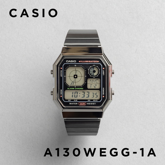 スタンダード デジタル CASIO STANDARD MEN カシオ A130WEG 腕時計