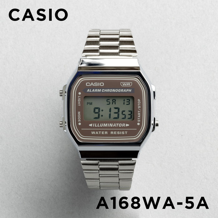 並行輸入品 10年保証 日本未発売 CASIO STANDARD MENS カシオ スタンダード A168WA 腕時計 メンズ 男の子 日付 チープカシオ チプカシ 安い デジタル メタル｜gryps｜03