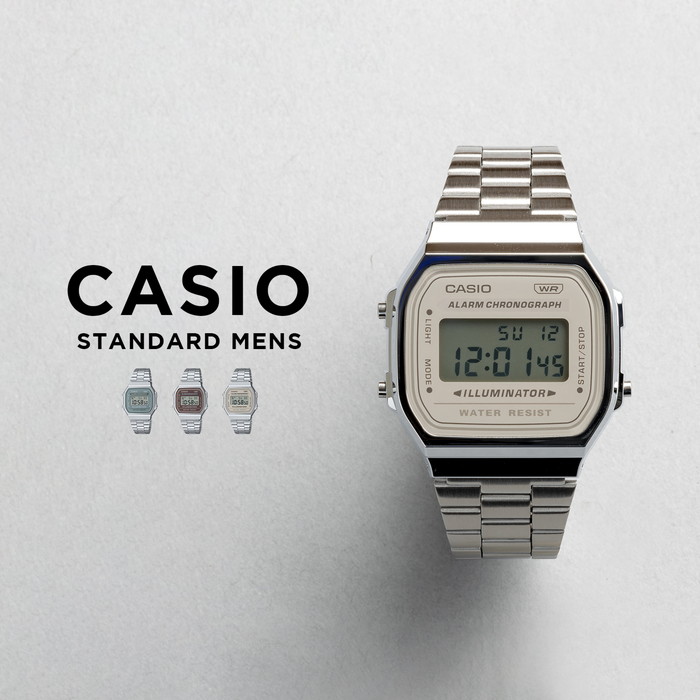 並行輸入品 10年保証 日本未発売 CASIO STANDARD MENS カシオ スタンダード A168WA 腕時計 メンズ 男の子 チープカシオ  チプカシ デジタル 日付 メタル : a168wa : Gryps - 通販 - Yahoo!ショッピング