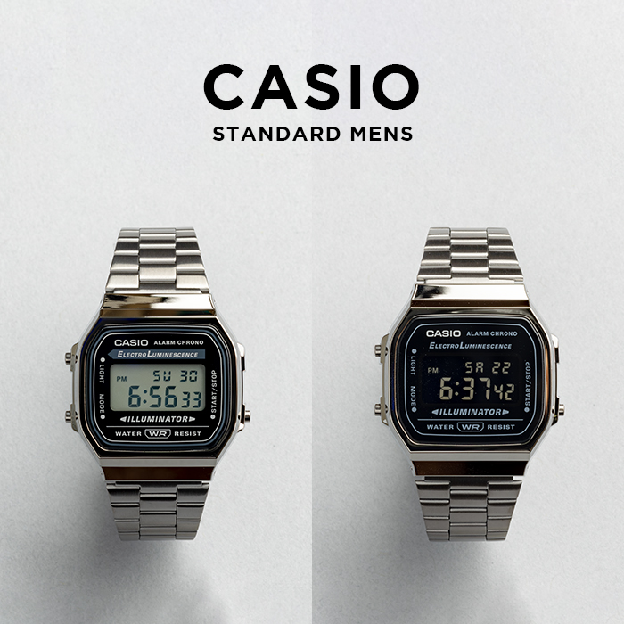 並行輸入品 腕時計 メンズ レディース カシオ CASIO 安い デジタル メタル 日付 チープカシオ チプカシ 10年保証 日本未発売 スタンダード  STANDARD A168WGG