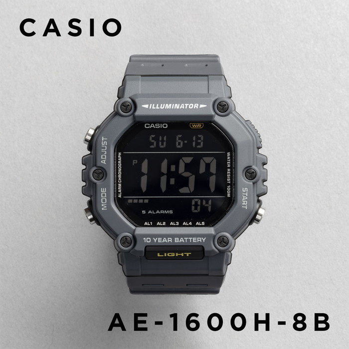 スタンダード デジタル CASIO STANDARD MEN カシオ AE-1600H 腕時計